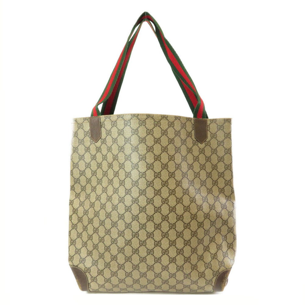 Gucci GG tote Shoulder bag Supreme Brown canvas